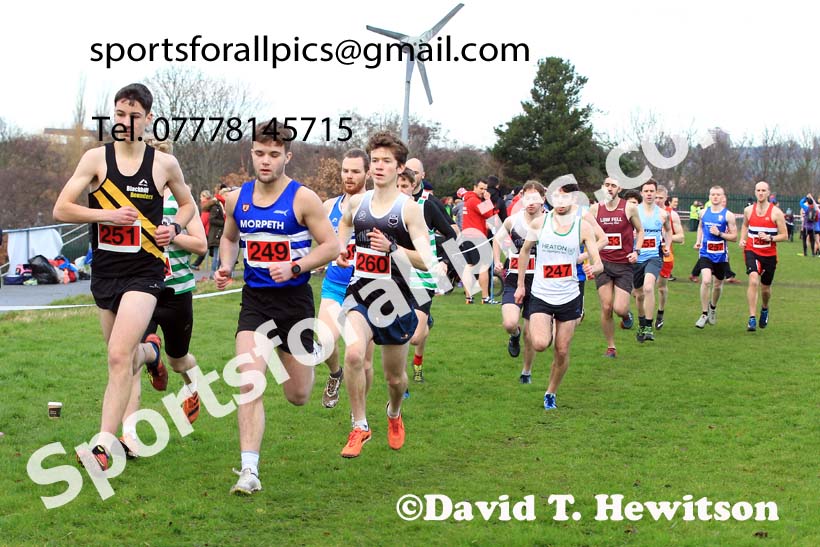 Senior mens 2022 Birtley Cross Country Relays. Photo: David T. Hewitson/Sports for All Pics